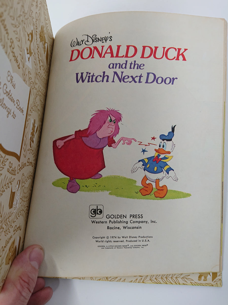 Walt Disney's Little Golden Book - Donald Duck & the Witch Next