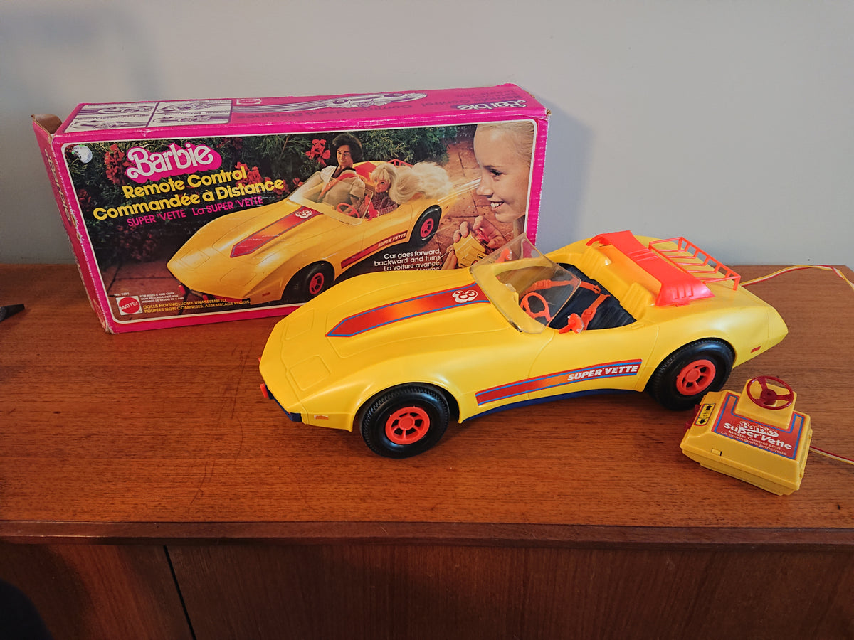 1979 Barbie Remote Control Super Vette Car Brassy Beehive