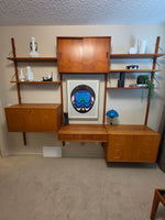 Skive Møbelfabrik 3-Bay Teak Wall Unit