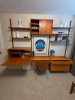 Skive Møbelfabrik 3-Bay Teak Wall Unit