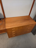 Skive Møbelfabrik 3-Bay Teak Wall Unit