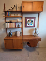 Skive Møbelfabrik 2-Bay Teak Wall Unit