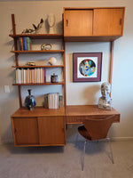 Skive Møbelfabrik 2-Bay Teak Wall Unit