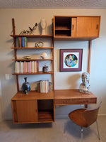 Skive Møbelfabrik 2-Bay Teak Wall Unit