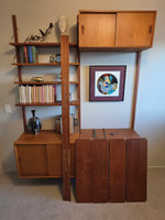 Skive Møbelfabrik 2-Bay Teak Wall Unit