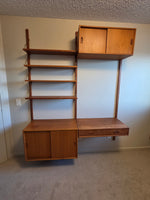 Skive Møbelfabrik 2-Bay Teak Wall Unit