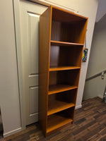 Tall Narrow Teak Bookcase