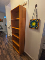 Tall Narrow Teak Bookcase