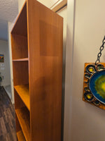 Tall Narrow Teak Bookcase