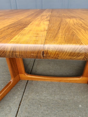 Solid Teak Oblong Danish Dining Table by Gudme