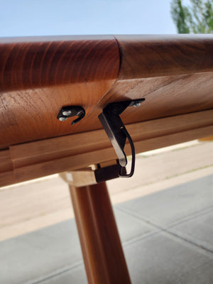 Solid Teak Oblong Danish Dining Table by Gudme