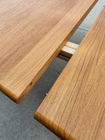 Solid Teak Oblong Danish Dining Table by Gudme