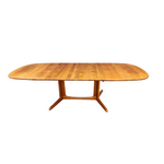 Solid Teak Oblong Danish Dining Table by Gudme