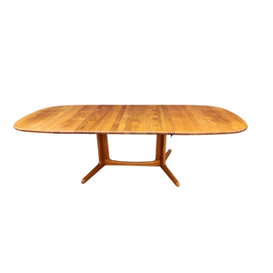 Solid Teak Oblong Danish Dining Table by Gudme