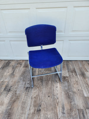 Steelcase Max-Stacker Upholstered Chairs - set of three