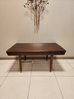 Small Slat Bench Side Table