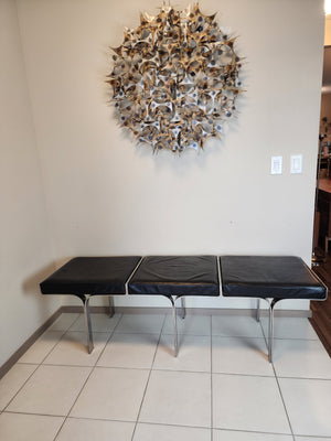 Leather Link Bench