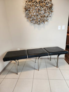 Leather Link Bench