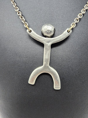 Anders Andersen Pewter Figure Necklace