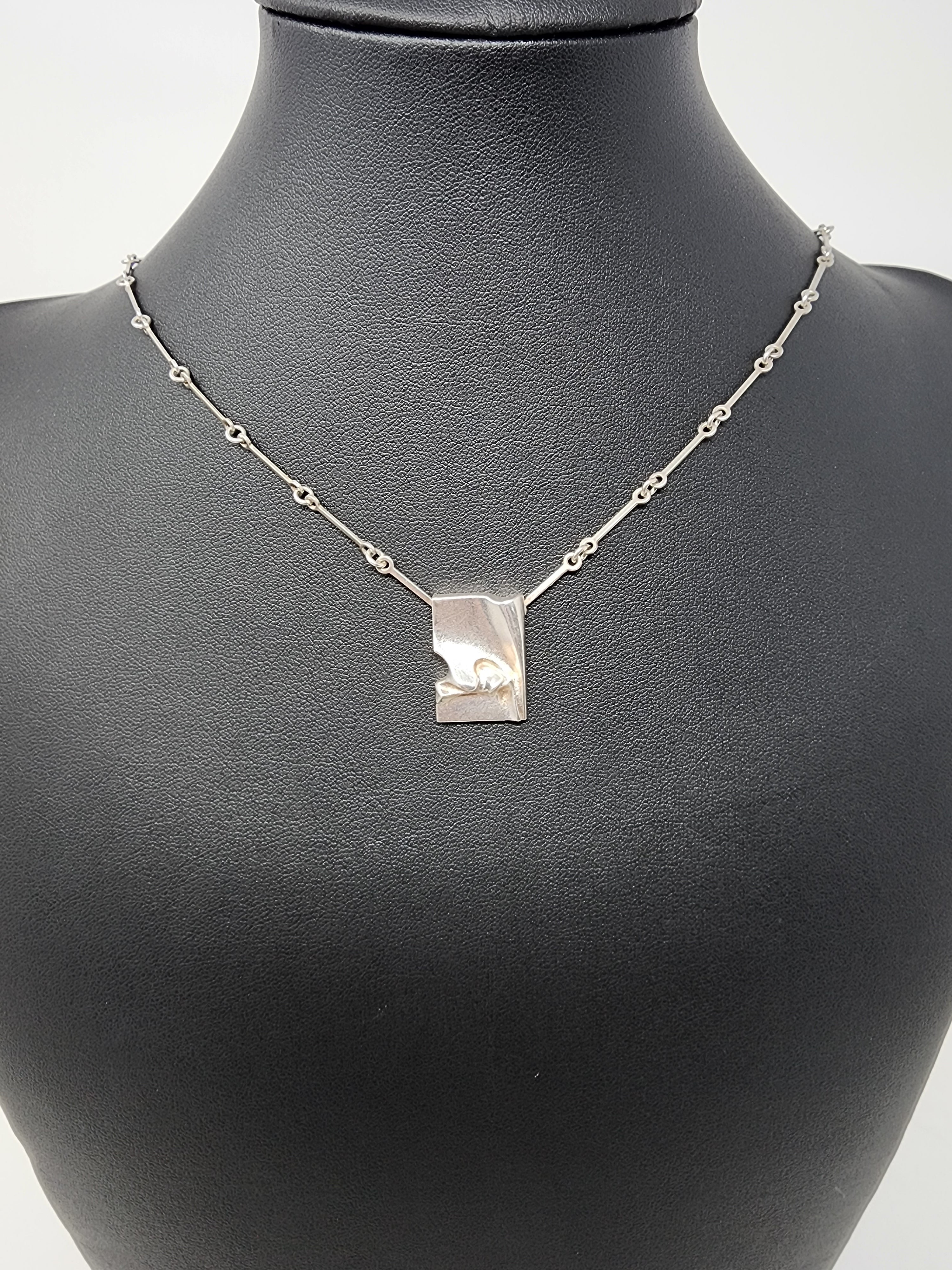 Lapponia Bjorn Weckstrom Silver 'Beira' Necklace w/ Extender/Bracelet