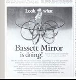 Bassett Mirror Co. Eliptical Side Table