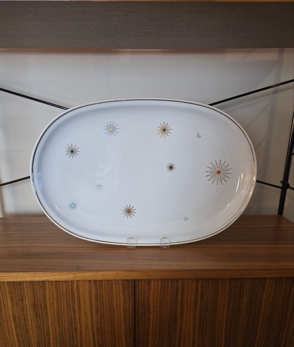 Chalfonte 'Starlight' Oval Serving Platter