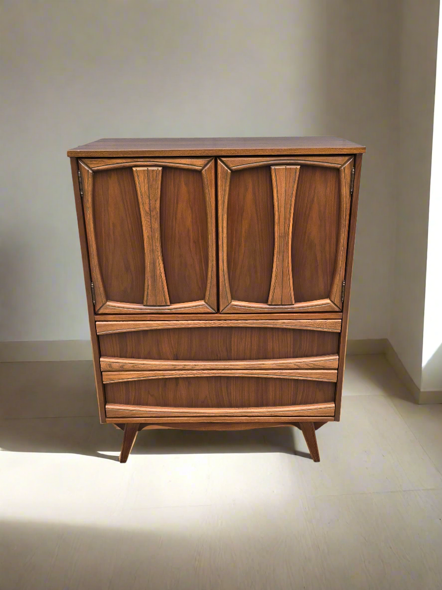 Upright Cedar Chest with Drawers