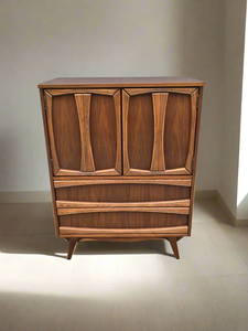 Upright Cedar Chest with Drawers