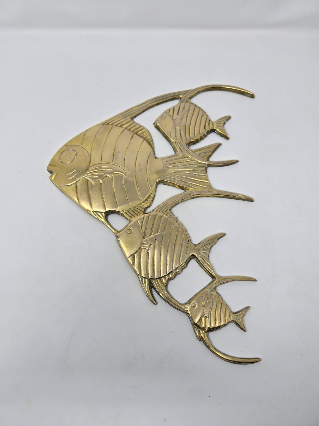 Brass Angelfish Wall Art