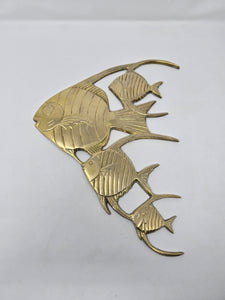 Brass Angelfish Wall Art