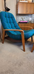 R Huber Scoop Armchair & Ottoman