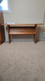 Danish Modern Teak Sofa Console Table