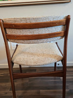 Frem Rojle Solid African Teak Dining Chairs x6