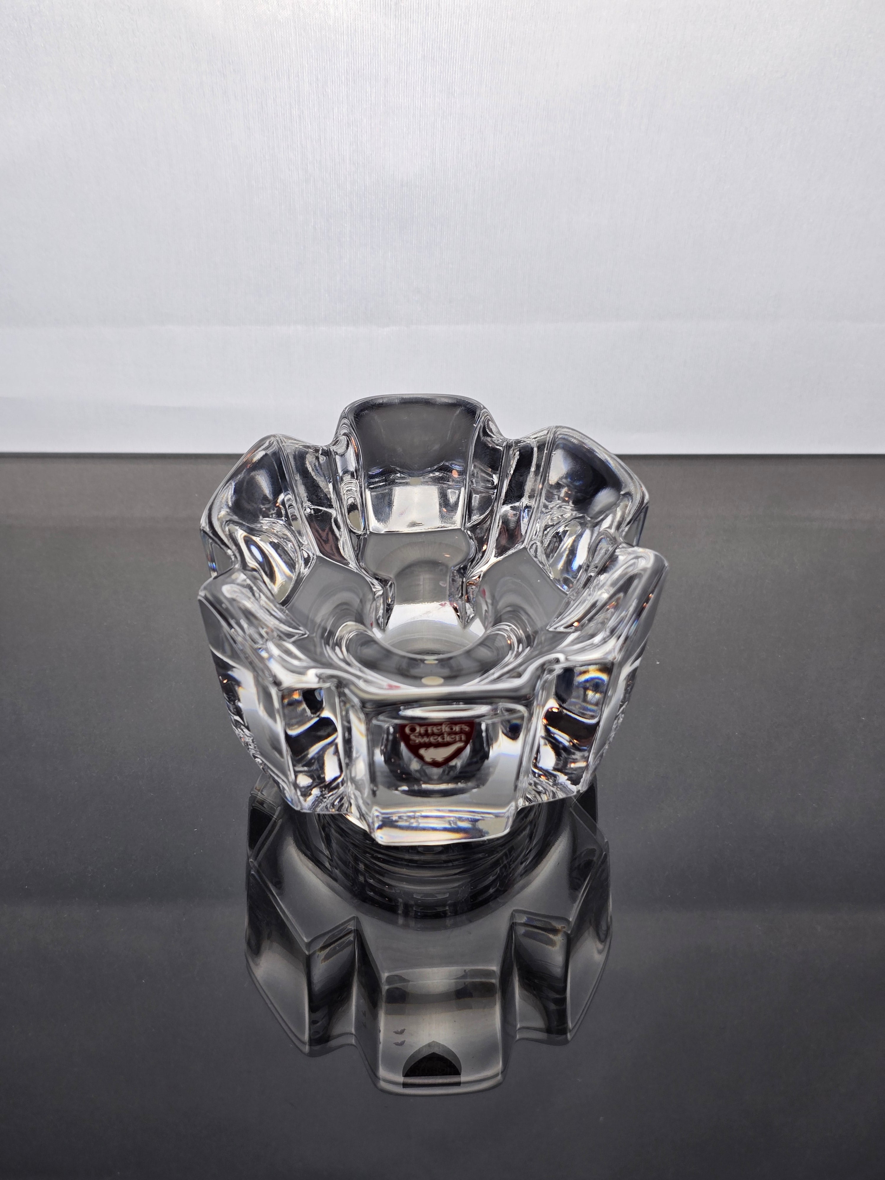 Orrefors Cyrstal Glass Candleholders - Assorted Styles