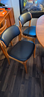Erik Buck for O.D. Mobler Teak Dining Chairs x6