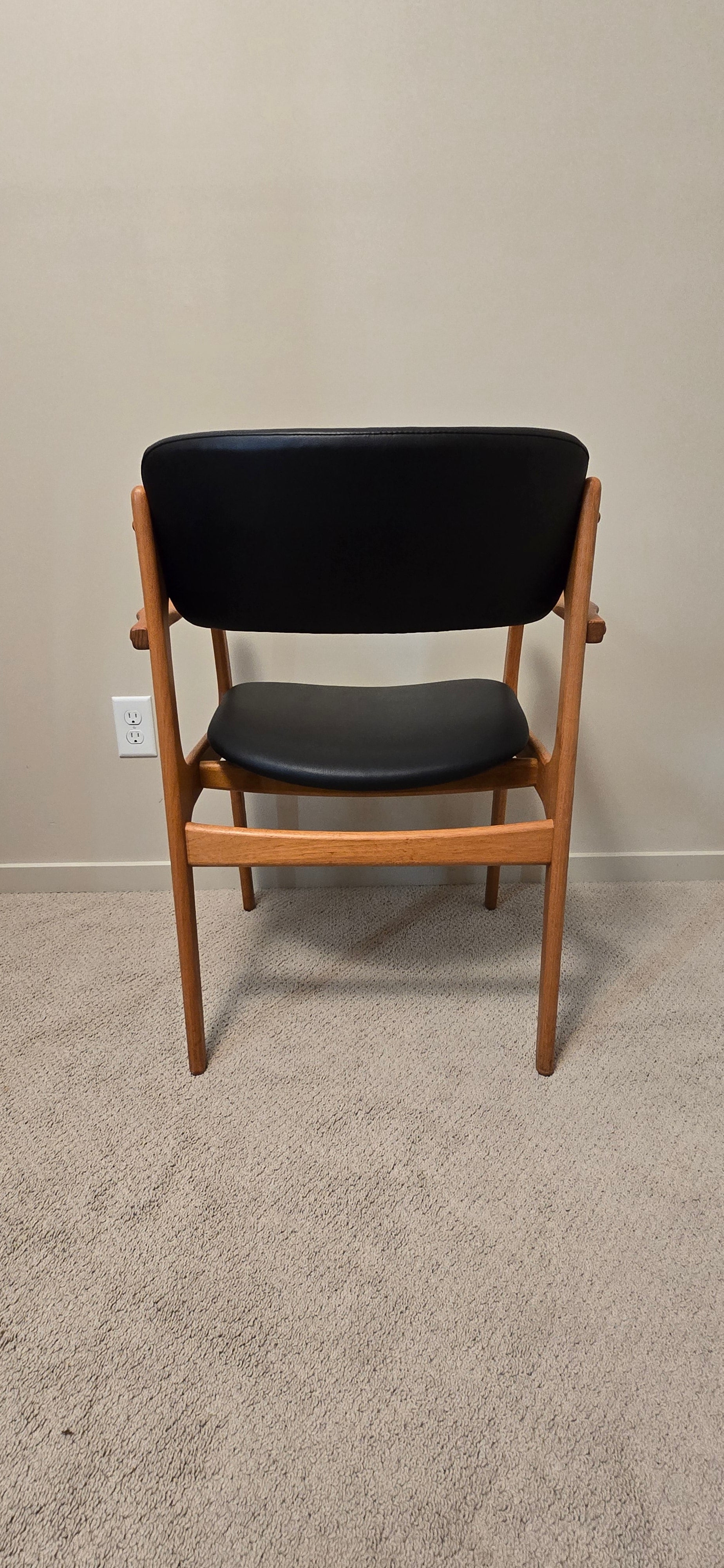 Erik Buck for O.D. Mobler Teak Dining Chairs x6