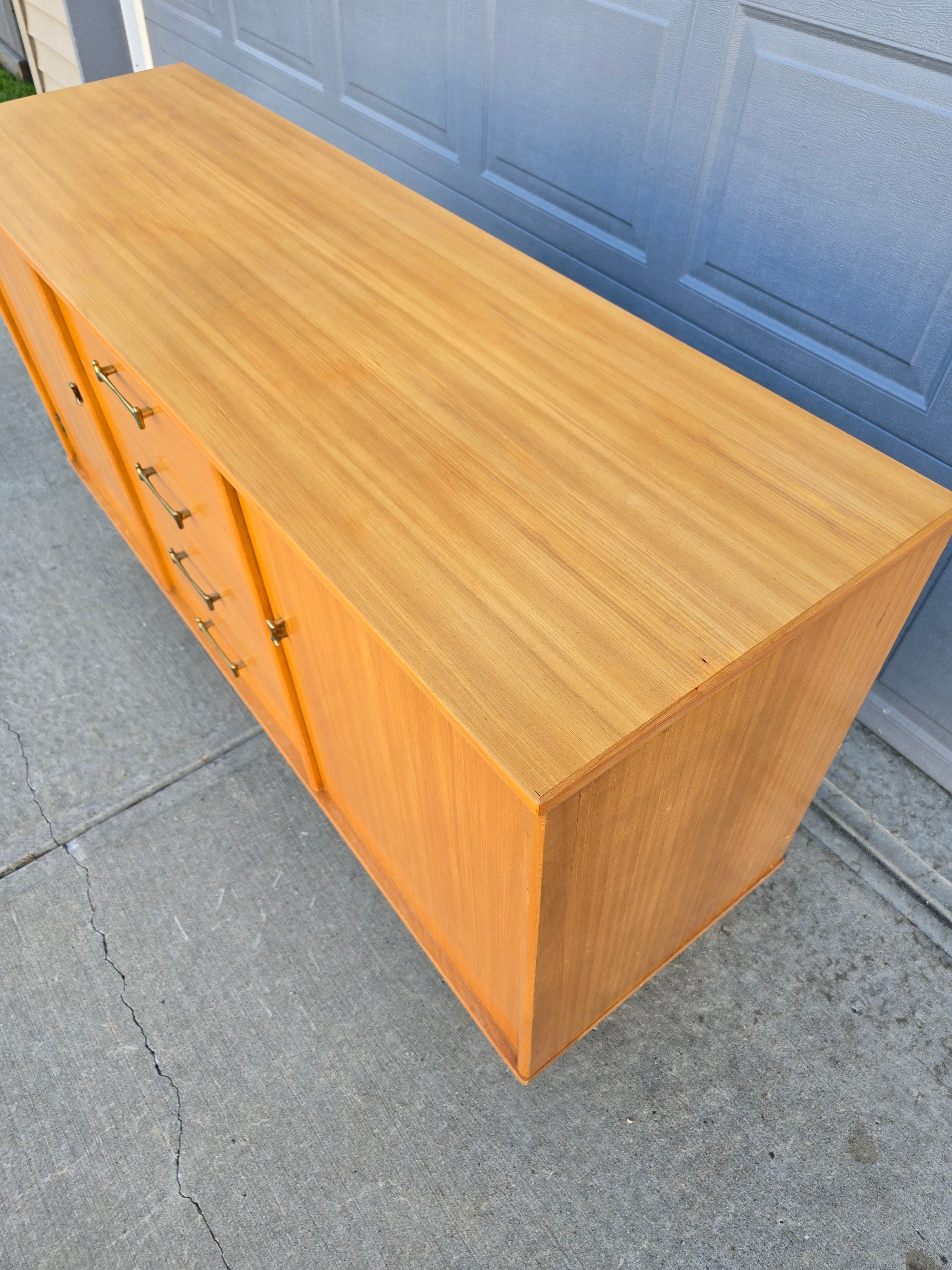 Milo Baughman for Drexel 'Today's Living' Blonde Sideboard