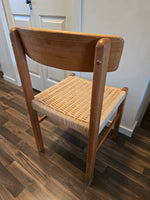 Teak & Paper cord  Chair