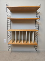 String Modular Shelf System in Black & Ash