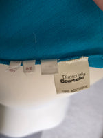 Bess Art Paris Aqua Blue Dress w/ Belt