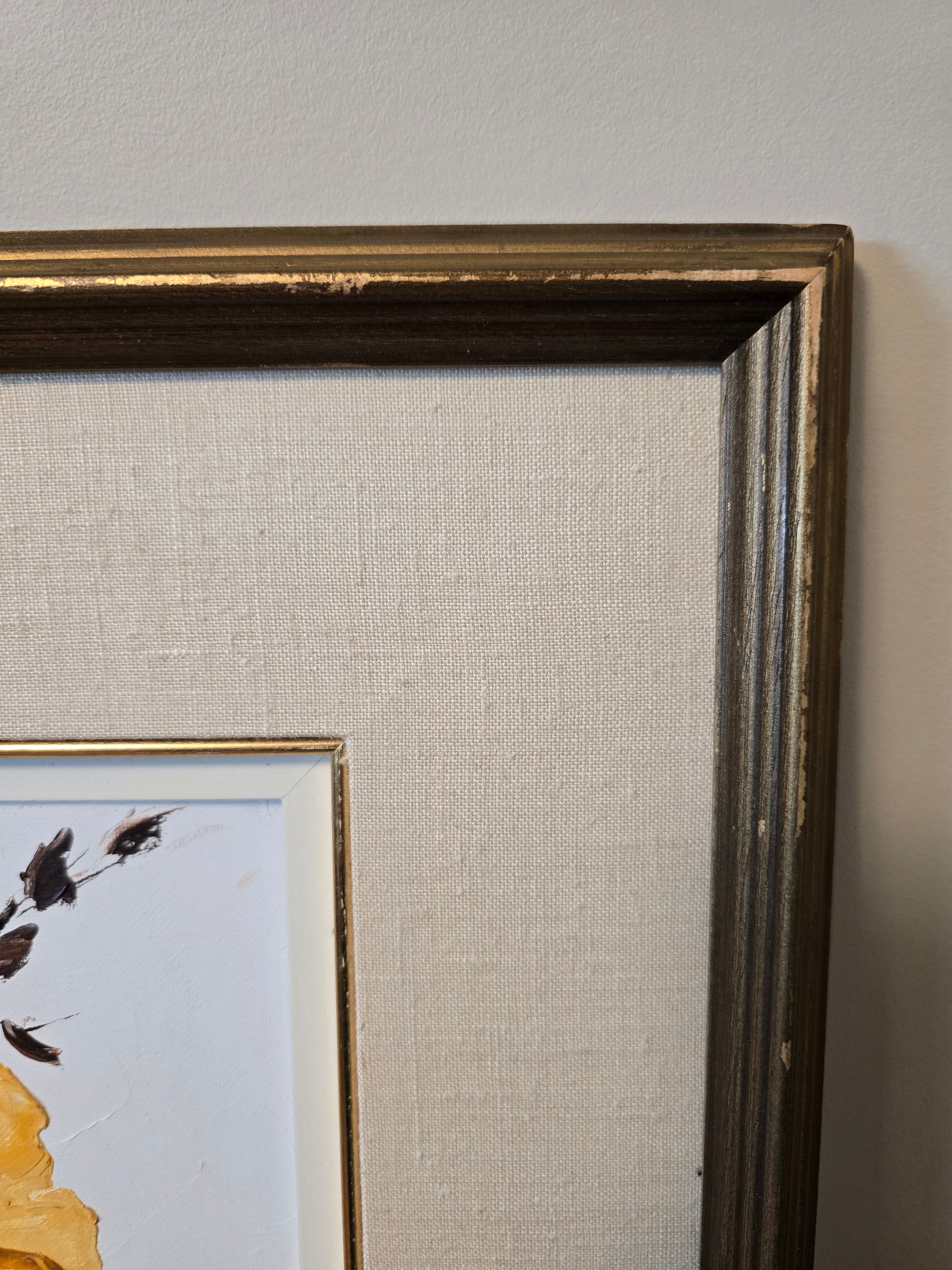Jane Barlow Framed Floral Painting