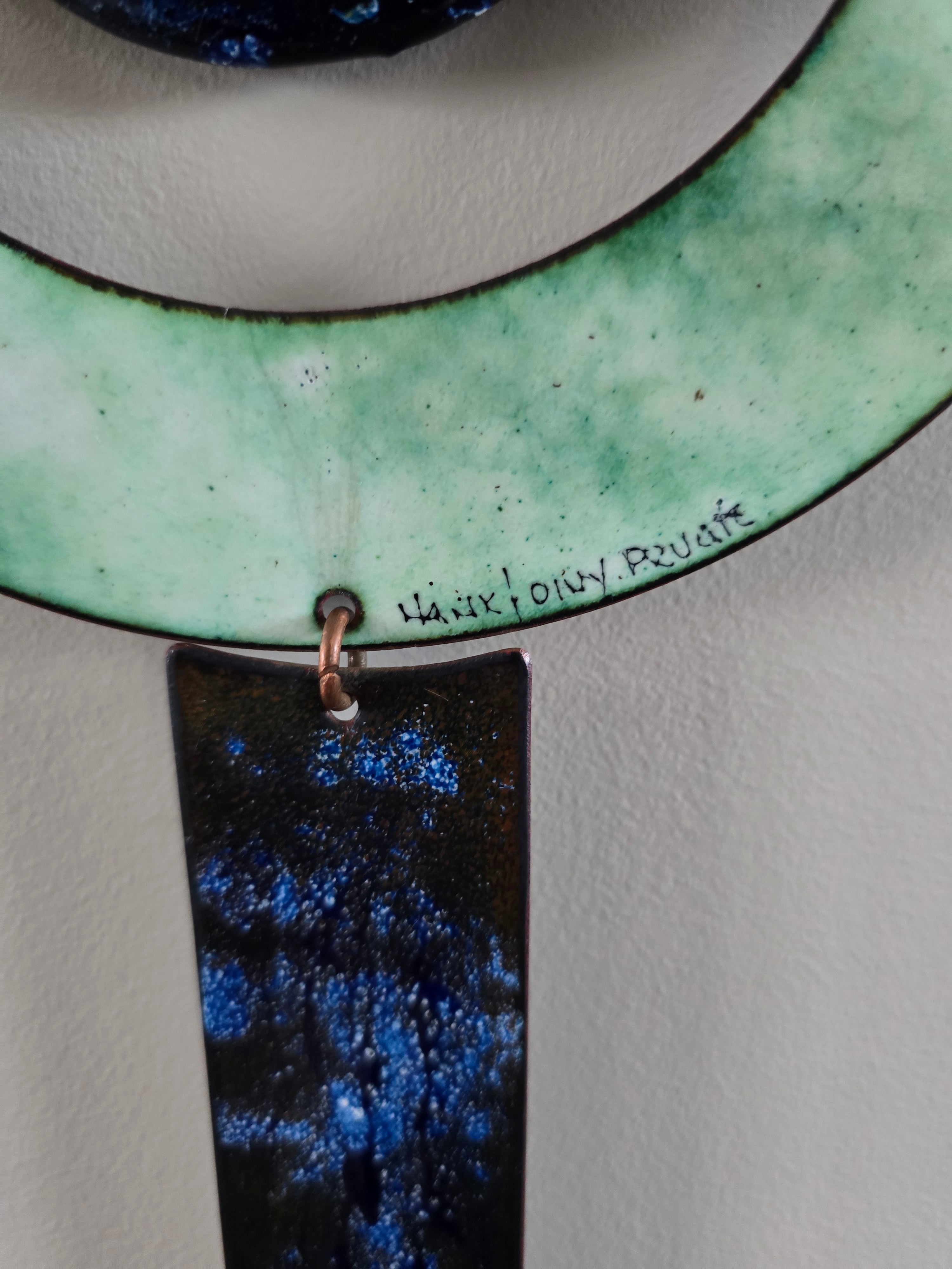 Hank & Diny Frugte Enamel Wall Hanging