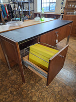 Herman Miller for Biltrite Walnut & Leather Credenza