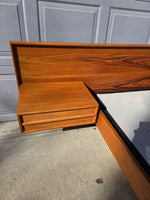 Queen Teak Platform Bed