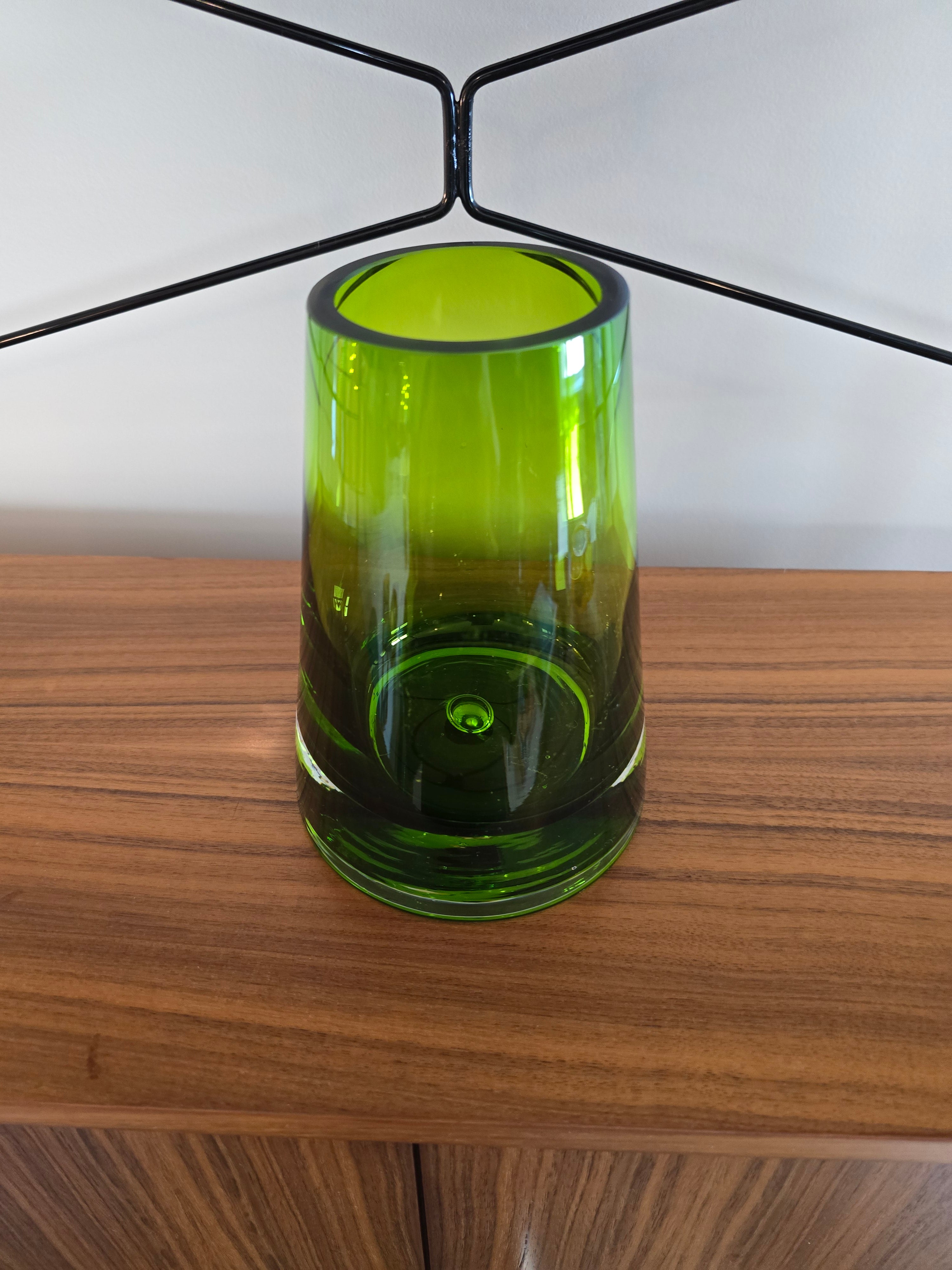 Krosno Green Bubble Vase