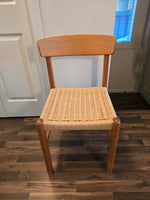Teak & Paper cord  Chair