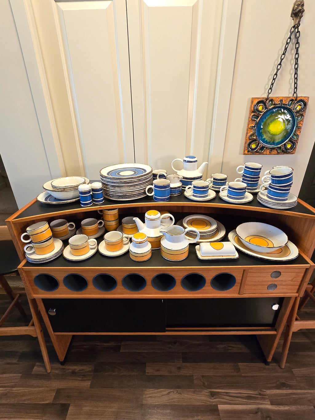 Midwinter Stonehenge Moon Dish Set