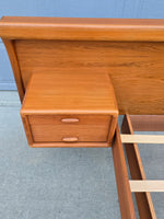 Dyrlund Teak Queen Platform Bed