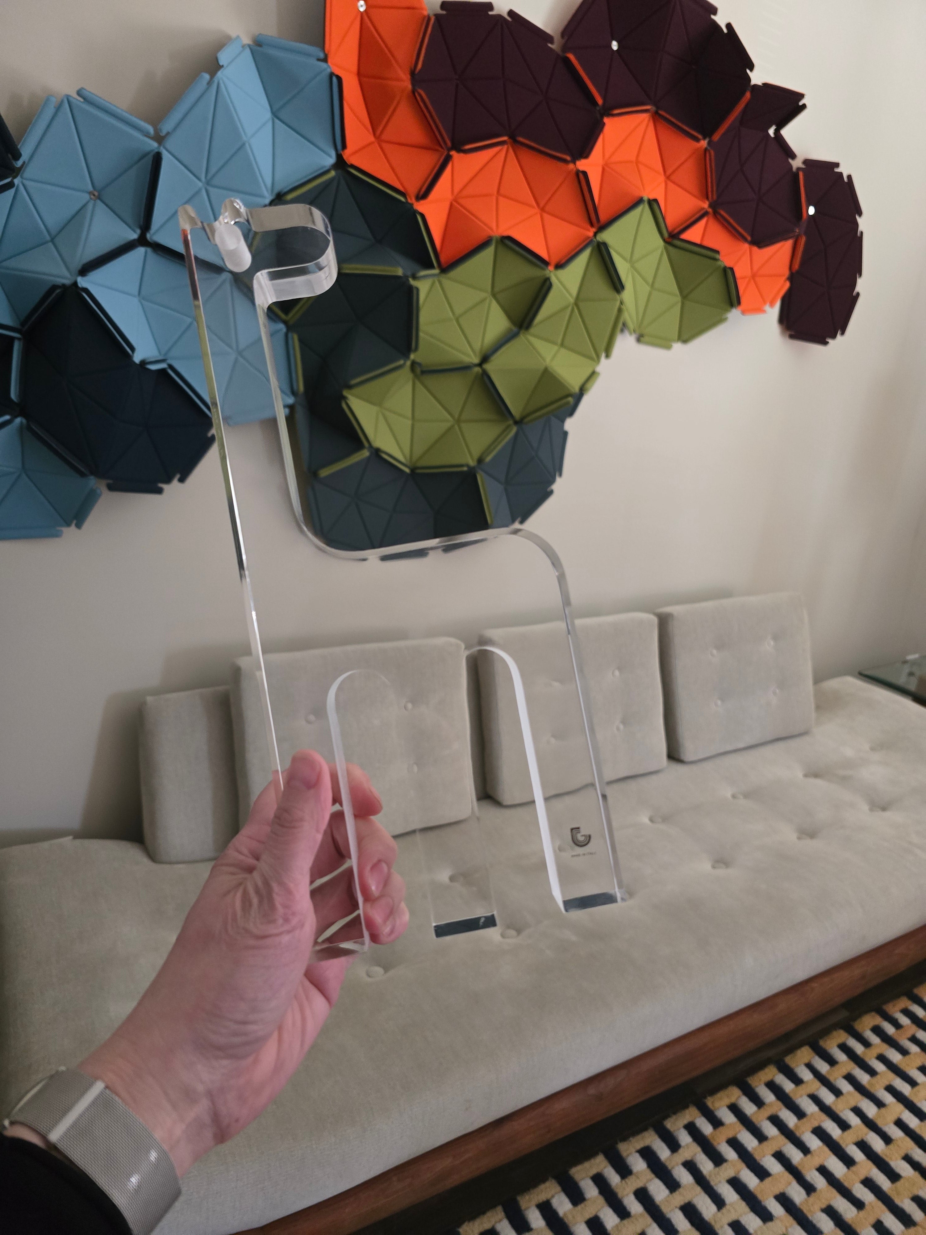 Guzzini Acrylic Giraffe Sculpture