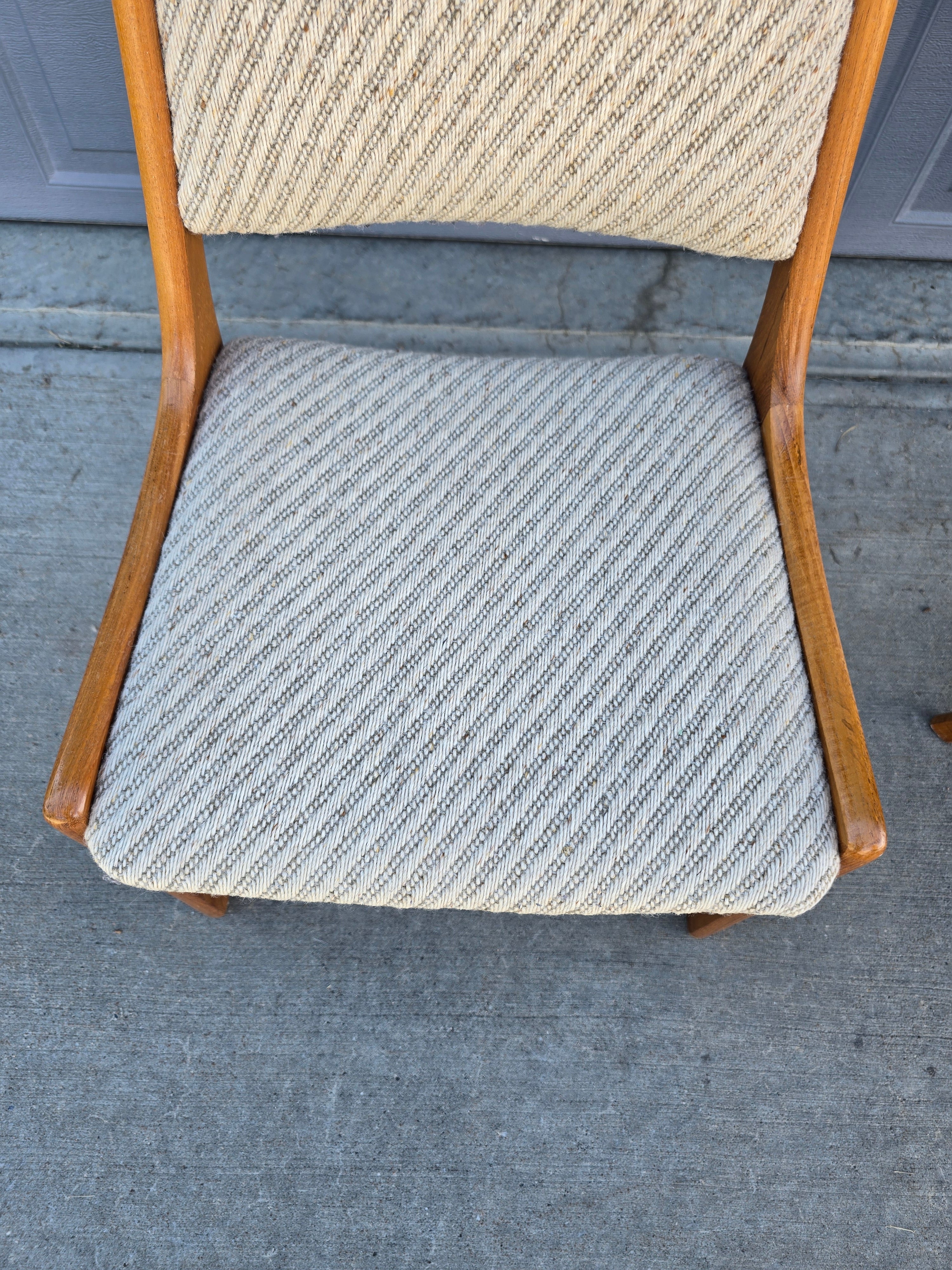 Teak High-back Dining Chairs - Set of 4